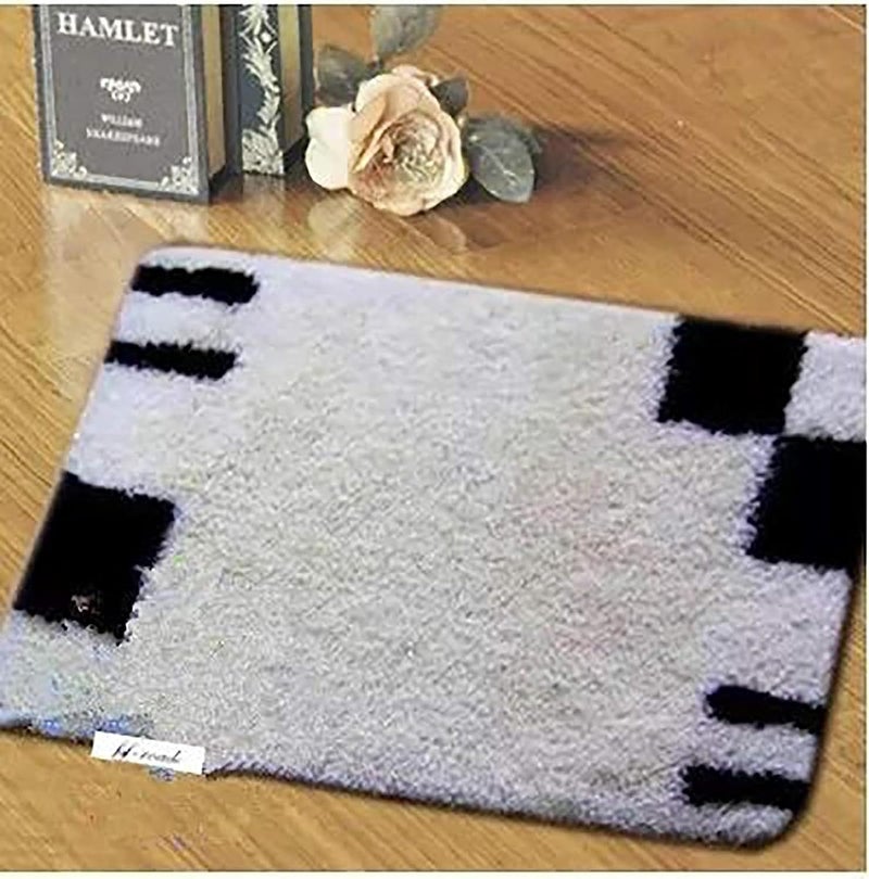 ZFFLYH Latch Hook Kits DIY Crochet Yarn Rugs Tapestry Hooking Needlework Crafts Arts Kit Color Preprinted Pattern Home Decoration Festival Gift for Adults and Kids - Image 1